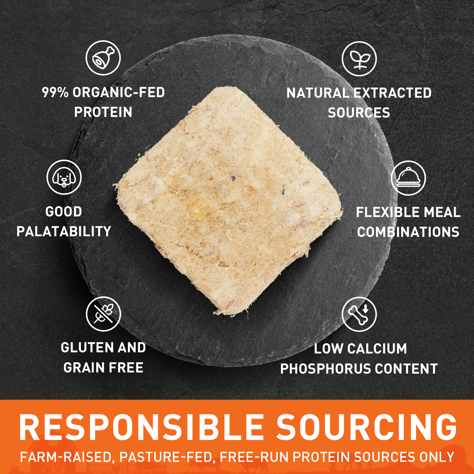 PURPOSE Freeze Dried Raw Dog Food - Chicken & Veggie Freeze-Dried 14 oz.