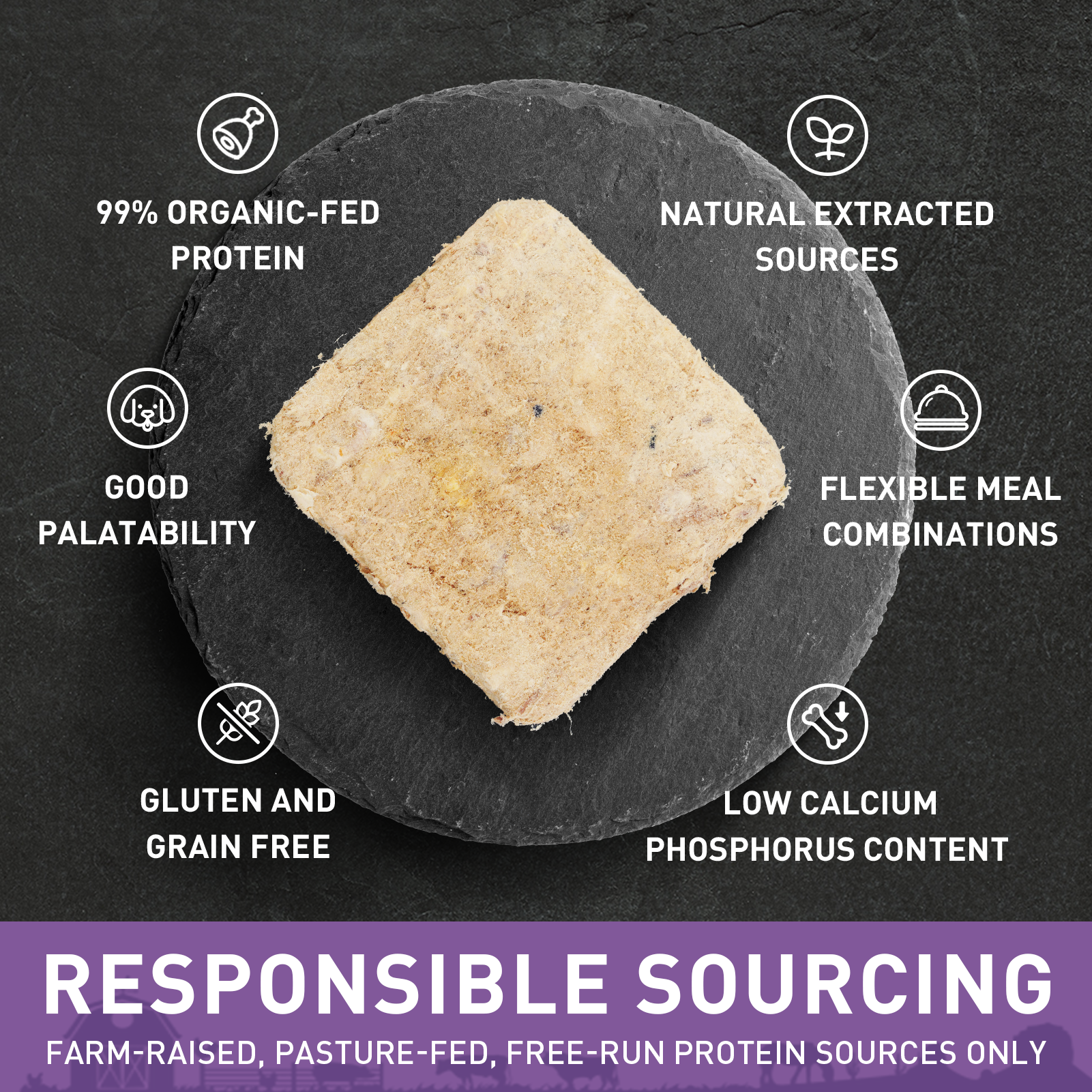 Rabbit & Veggie Freeze-Dried Raw Dog Food 2.5oz