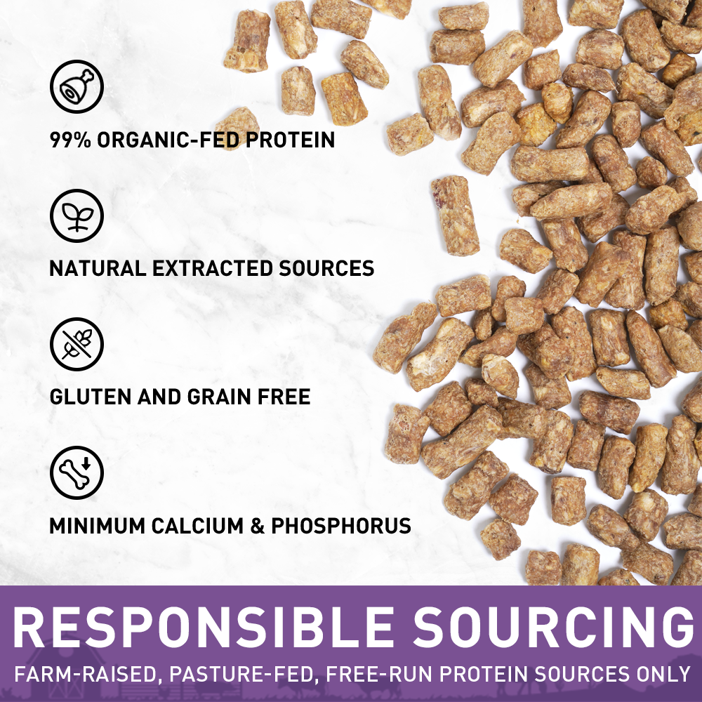 PURPOSE Freeze Dried Raw Cat Food - Carnivore Rabbit Freeze-Dried 9 oz.