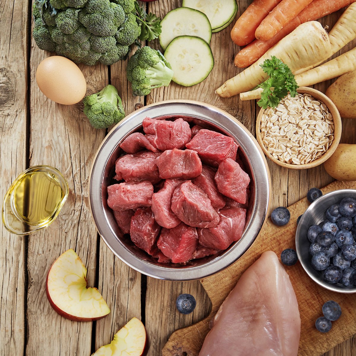 Beef & Veggie Freeze-Dried Raw Dog Food - PURPOSE PET FOOD