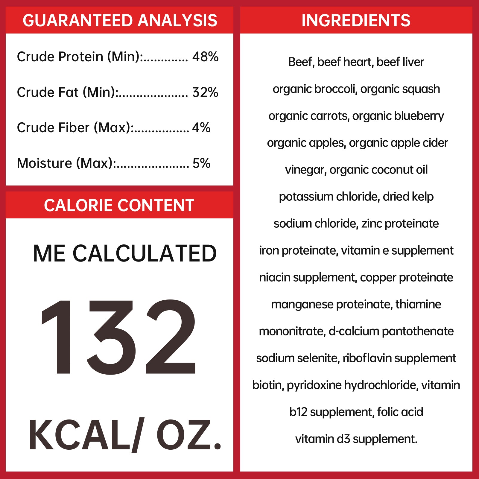 Beef & Veggie Freeze-Dried Raw Dog Food - PURPOSE PET FOOD