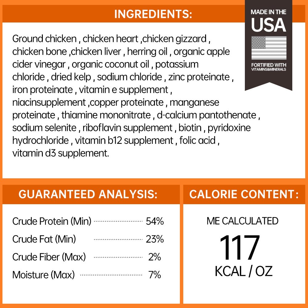 Carnivore Chicken Freeze-Dried Raw Cat Food - PURPOSE PET FOOD