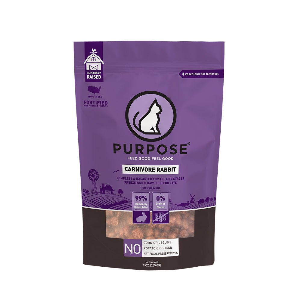 Carnivore Rabbit Freeze Dried Raw Cat Food