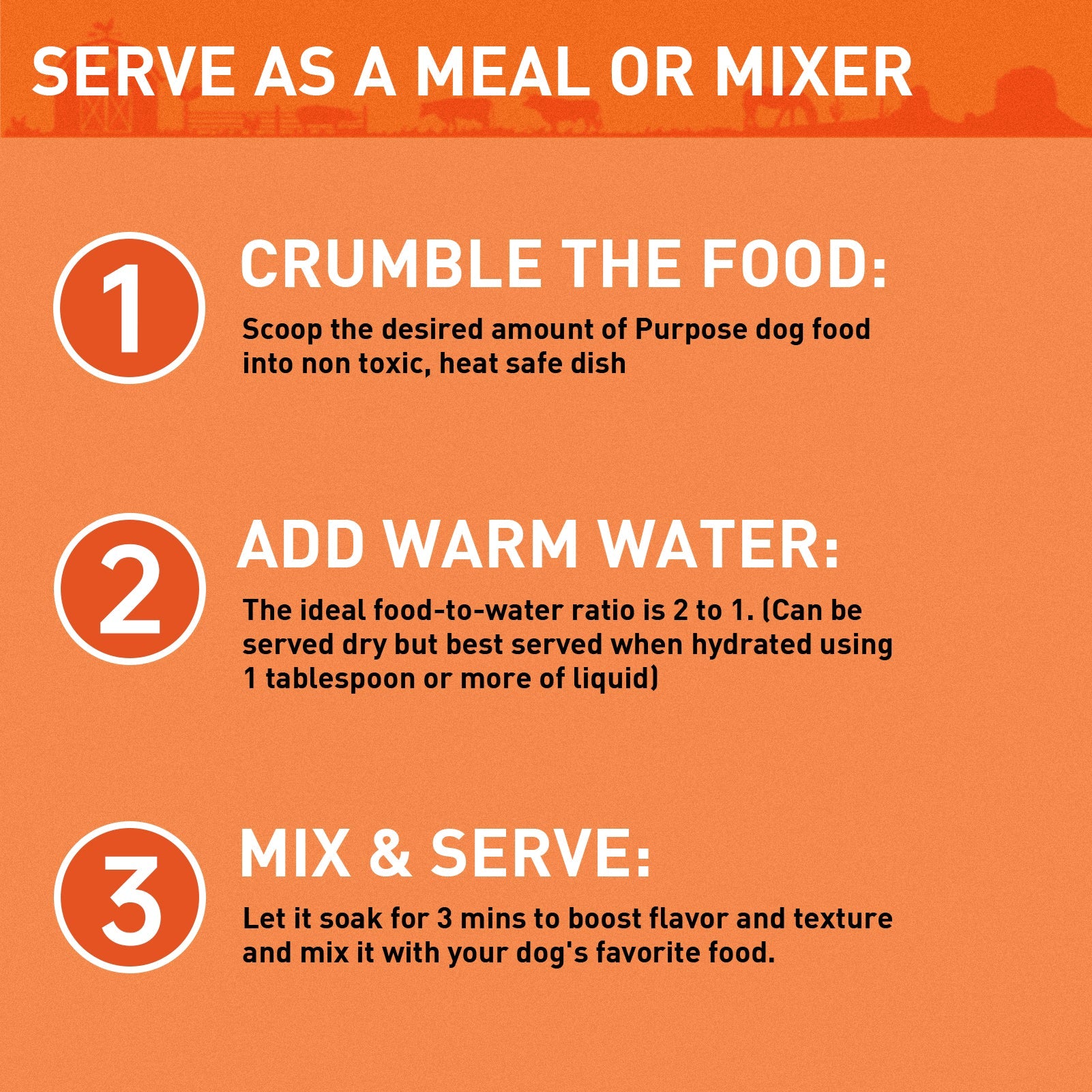 Chicken & Veggie Freeze-Dried Raw Dog Food - PURPOSE PET FOOD