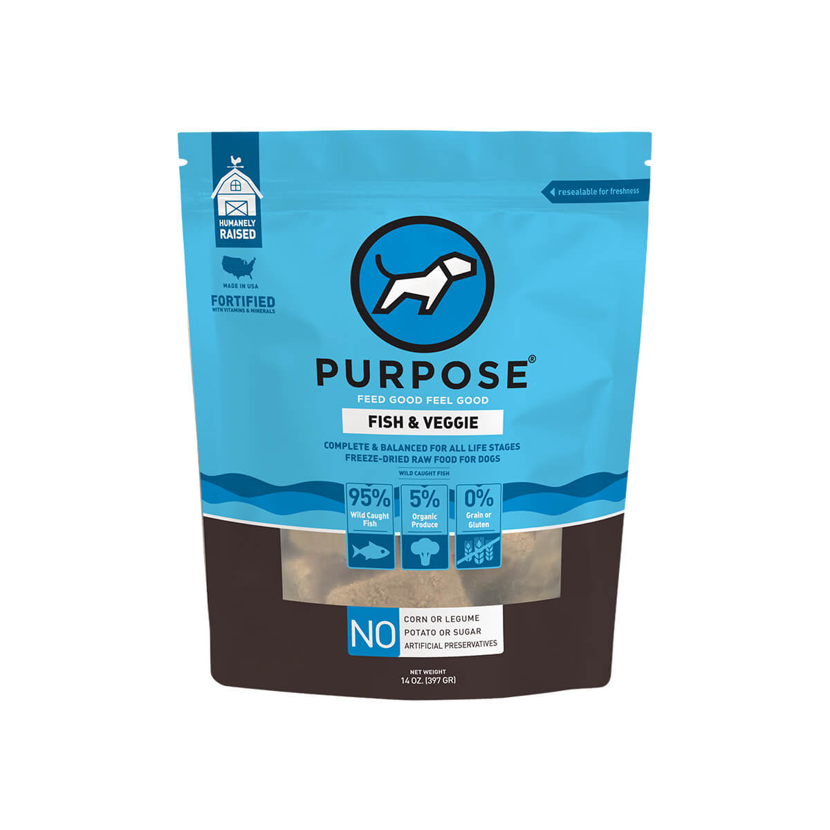 Fish Veggie Freeze Dried Raw Dog Food