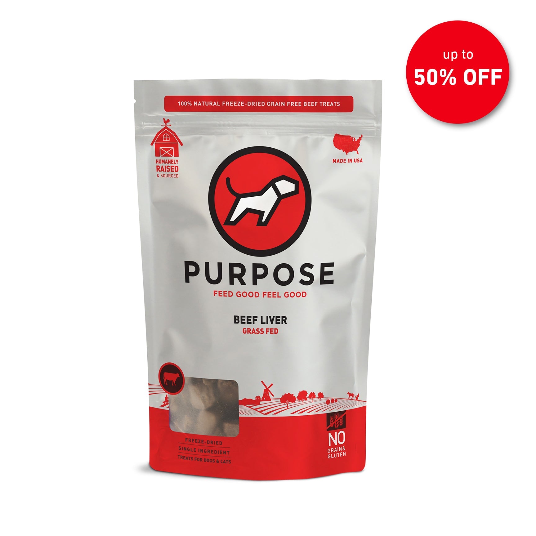 🎁 [Clearance] Beef Liver Freeze-Dried Raw Dog Treats (100% off)